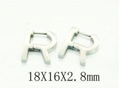 HY Wholesale Earrings 316L Stainless Steel Popular Jewelry Earrings-HY75E0183WJL