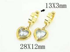 HY Wholesale Earrings 316L Stainless Steel Popular Jewelry Earrings-HY80E0822QML