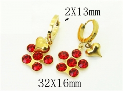 HY Wholesale Earrings 316L Stainless Steel Popular Jewelry Earrings-HY43E0582MD
