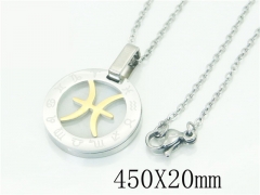 HY Wholesale Necklaces Stainless Steel 316L Jewelry Necklaces-HY74N0178QOO