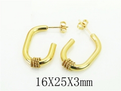 HY Wholesale Earrings 316L Stainless Steel Popular Jewelry Earrings-HY30E1567LE