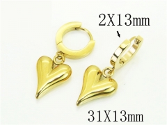 HY Wholesale Earrings 316L Stainless Steel Popular Jewelry Earrings-HY43E0548NX