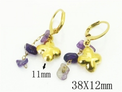 HY Wholesale Earrings 316L Stainless Steel Popular Jewelry Earrings-HY43E0506MV