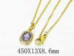 HY Wholesale Necklaces Stainless Steel 316L Jewelry Necklaces-HY15N0219SMJ