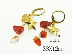 HY Wholesale Earrings 316L Stainless Steel Popular Jewelry Earrings-HY43E0510MW