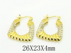HY Wholesale Earrings 316L Stainless Steel Popular Jewelry Earrings-HY80E0815HHQ