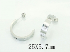 HY Wholesale Earrings 316L Stainless Steel Popular Jewelry Earrings-HY80E0826ME
