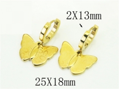 HY Wholesale Earrings 316L Stainless Steel Popular Jewelry Earrings-HY43E0554NS