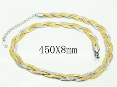 HY Wholesale Necklaces Stainless Steel 316L Jewelry Necklaces-HY53N0141OL