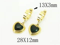 HY Wholesale Earrings 316L Stainless Steel Popular Jewelry Earrings-HY80E0825ZML