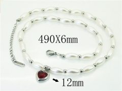 HY Wholesale Necklaces Stainless Steel 316L Jewelry Necklaces-HY80N0718OW
