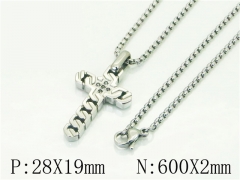 HY Wholesale Necklaces Stainless Steel 316L Jewelry Necklaces-HY41N0232HLE