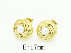 HY Wholesale Earrings 316L Stainless Steel Popular Jewelry Earrings-HY16E0218OL