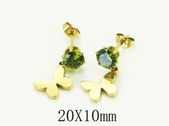 HY Wholesale Earrings 316L Stainless Steel Popular Jewelry Earrings-HY43E0661KW