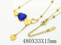 HY Wholesale Necklaces Stainless Steel 316L Jewelry Necklaces-HY43N0093NE