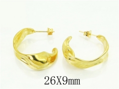 HY Wholesale Earrings 316L Stainless Steel Popular Jewelry Earrings-HY16E0210OR