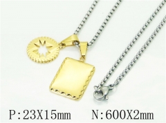 HY Wholesale Necklaces Stainless Steel 316L Jewelry Necklaces-HY41N0221HIS