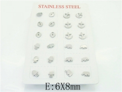 HY Wholesale Earrings 316L Stainless Steel Popular Jewelry Earrings-HY92E0152WJK
