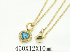 HY Wholesale Necklaces Stainless Steel 316L Jewelry Necklaces-HY15N0193EMJ