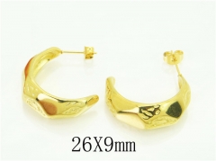 HY Wholesale Earrings 316L Stainless Steel Popular Jewelry Earrings-HY16E0234OR