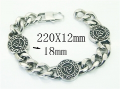 HY Wholesale Bracelets 316L Stainless Steel Jewelry Bracelets-HY22B0520JDD