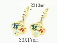 HY Wholesale Earrings 316L Stainless Steel Popular Jewelry Earrings-HY43E0520OU