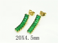 HY Wholesale Earrings 316L Stainless Steel Popular Jewelry Earrings-HY24E0127WML
