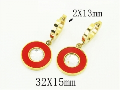 HY Wholesale Earrings 316L Stainless Steel Popular Jewelry Earrings-HY43E0544MR