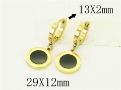 HY Wholesale Earrings 316L Stainless Steel Popular Jewelry Earrings-HY24E0112PL