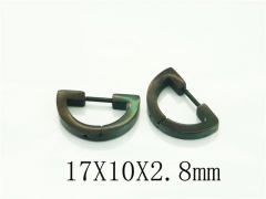 HY Wholesale Earrings 316L Stainless Steel Popular Jewelry Earrings-HY75E0155KD