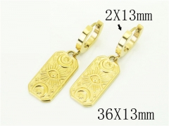 HY Wholesale Earrings 316L Stainless Steel Popular Jewelry Earrings-HY43E0552NR
