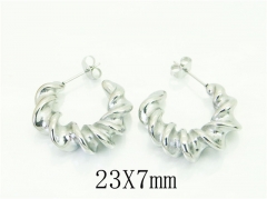 HY Wholesale Earrings 316L Stainless Steel Popular Jewelry Earrings-HY16E0197NC