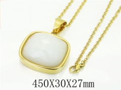 HY Wholesale Necklaces Stainless Steel 316L Jewelry Necklaces-HY15N0166HPQ