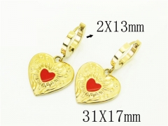 HY Wholesale Earrings 316L Stainless Steel Popular Jewelry Earrings-HY43E0575MY
