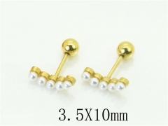HY Wholesale Earrings 316L Stainless Steel Popular Jewelry Earrings-HY80E0809KL