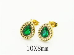 HY Wholesale Earrings 316L Stainless Steel Popular Jewelry Earrings-HY43E0630BKI