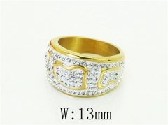 HY Wholesale Rings Jewelry Stainless Steel 316L Rings-HY15R2449HME