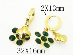 HY Wholesale Earrings 316L Stainless Steel Popular Jewelry Earrings-HY43E0608MX
