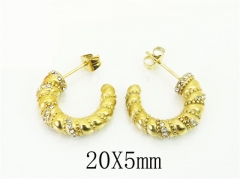 HY Wholesale Earrings 316L Stainless Steel Popular Jewelry Earrings-HY80E0819HHC