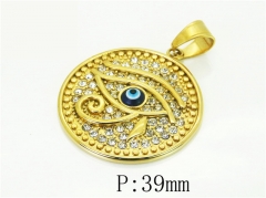 HY Wholesale Pendant Jewelry 316L Stainless Steel Jewelry Pendant-HY15P0606HKO