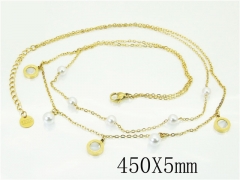 HY Wholesale Necklaces Stainless Steel 316L Jewelry Necklaces-HY32N0865HHE