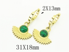 HY Wholesale Earrings 316L Stainless Steel Popular Jewelry Earrings-HY43E0531OG