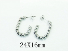 HY Wholesale Earrings 316L Stainless Steel Popular Jewelry Earrings-HY30E1532KL