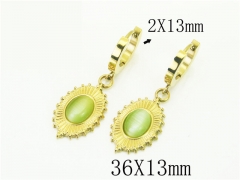 HY Wholesale Earrings 316L Stainless Steel Popular Jewelry Earrings-HY43E0537OX