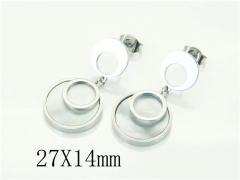 HY Wholesale Earrings 316L Stainless Steel Popular Jewelry Earrings-HY24E0117HDD