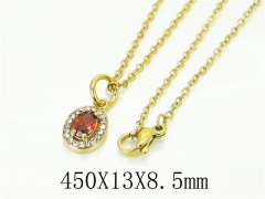 HY Wholesale Necklaces Stainless Steel 316L Jewelry Necklaces-HY15N0208SMJ