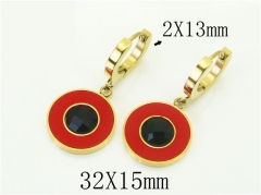 HY Wholesale Earrings 316L Stainless Steel Popular Jewelry Earrings-HY43E0543MY