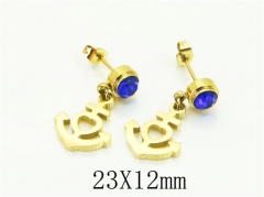 HY Wholesale Earrings 316L Stainless Steel Popular Jewelry Earrings-HY43E0674KA