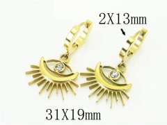 HY Wholesale Earrings 316L Stainless Steel Popular Jewelry Earrings-HY43E0546MA
