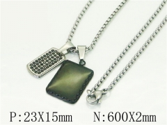 HY Wholesale Necklaces Stainless Steel 316L Jewelry Necklaces-HY41N0224HMF